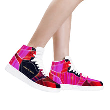 Load image into Gallery viewer, D17 High Top Synthetic Leather Sneaker
