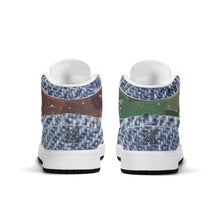 Load image into Gallery viewer, Children High-Top Synthetic Leather Sneakers
