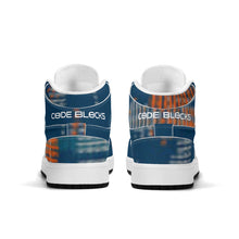 Load image into Gallery viewer, Children High-Top Synthetic Leather Sneakers
