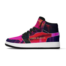 Load image into Gallery viewer, Children High-Top Synthetic Leather Sneakers
