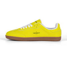 Load image into Gallery viewer, Classic White Retro Court Sneaker — Gum Sole Edition
