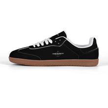 Load image into Gallery viewer, Classic White Retro Court Sneaker — Gum Sole Edition
