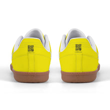 Load image into Gallery viewer, Classic White Retro Court Sneaker — Gum Sole Edition
