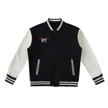 Load image into Gallery viewer, Two-Tone Fleeced Varsity Jacket
