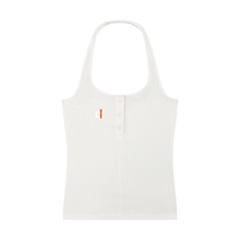 Load image into Gallery viewer, Women's Ribbed Henley Tank Top
