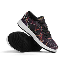 Load image into Gallery viewer, Children Low-Top Synthetic Leather Sneakers
