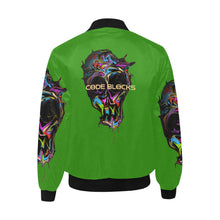 Load image into Gallery viewer, Men's All Over Print Quilted Bomber Jacket(Model H33)
