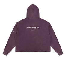 Load image into Gallery viewer, Vintage Washed Frayed-Hem Hoodie
