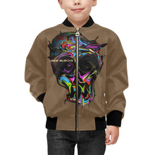 Load image into Gallery viewer, Kids' Bomber Jacket with Pockets (H40)
