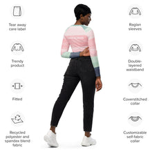 Load image into Gallery viewer, Recycled long-sleeve crop top
