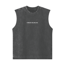 Load image into Gallery viewer, Streetwear Kids Heavyweight 285G  Washed 100% Cotton Tank Top
