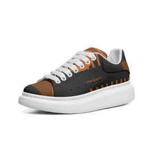 Load image into Gallery viewer, Unisex Non Slip Lace Up Faux Leather Sneakers
