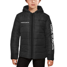 Load image into Gallery viewer, Kids&#39; Padded Hooded Jacket (H45)
