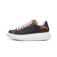 Load image into Gallery viewer, Unisex Non Slip Lace Up Faux Leather Sneakers

