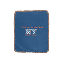 Load image into Gallery viewer, Ultra-Soft Mixed Green Fringe Blanket 40"x50"

