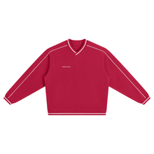 Load image into Gallery viewer, Unisex Color Block V-Neck Sweatshirt
