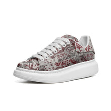 Load image into Gallery viewer, Unisex Non Slip Lace Up Faux Leather Sneakers
