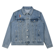 Load image into Gallery viewer, Unisex Vintage Wash Denim Jacket
