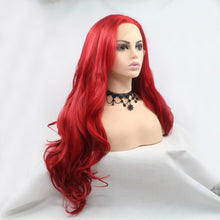 Load image into Gallery viewer, 13*3" Lace Front Wigs Synthetic Long Wavy 24" 130% Density
