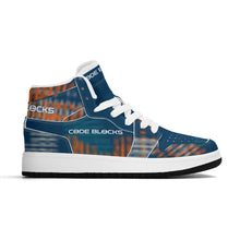 Load image into Gallery viewer, Children High-Top Synthetic Leather Sneakers
