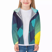 Load image into Gallery viewer, HC_F2 Kids Sun Protective Lightweight Zipper Hoodie
