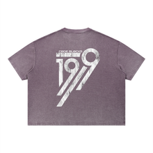 Load image into Gallery viewer, Unisex Vintage Wash Sunfade Boxy Waffle T-Shirt
