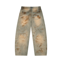 Load image into Gallery viewer, Men’s Vintage Wash Barrel Leg Jeans
