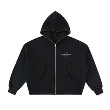 Load image into Gallery viewer, Fleeced Full-Zip Boxy Hoodie
