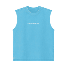 Load image into Gallery viewer, Streetwear Kids Heavyweight 285G  Washed 100% Cotton Tank Top

