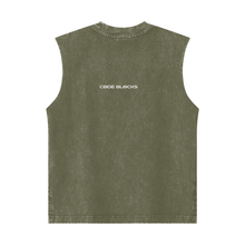 Load image into Gallery viewer, Streetwear Kids Heavyweight 285G  Washed 100% Cotton Tank Top
