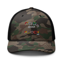 Load image into Gallery viewer, Camouflage trucker hat
