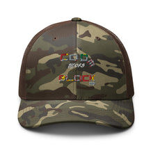 Load image into Gallery viewer, Camouflage trucker hat
