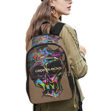 Load image into Gallery viewer, Fabric Backpack with Side Mesh Pockets (1659)
