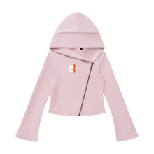 Load image into Gallery viewer, Women's Bell Sleeve Full Zip Hoodie
