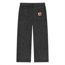 Load image into Gallery viewer, Unisex Vintage Wash Straight Leg Jeans
