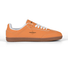 Load image into Gallery viewer, Classic White Retro Court Sneaker — Gum Sole Edition
