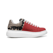 Load image into Gallery viewer, Unisex Non Slip Lace Up Faux Leather Sneakers
