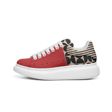 Load image into Gallery viewer, Unisex Non Slip Lace Up Faux Leather Sneakers
