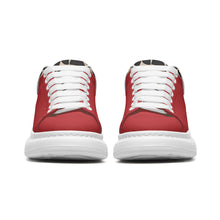 Load image into Gallery viewer, Unisex Non Slip Lace Up Faux Leather Sneakers
