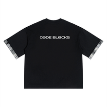 Load image into Gallery viewer, Unisex Plaid Paneled T-Shirt
