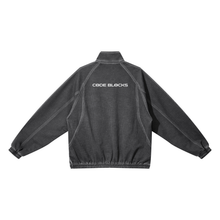 Load image into Gallery viewer, Unisex Vintage Wash Full Zip Mesh Jacket
