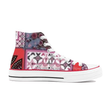 Load image into Gallery viewer, D70 High Top Canvas Shoes - White
