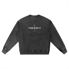 Load image into Gallery viewer, Snow Wash Oversized Crewneck Sweatshirt
