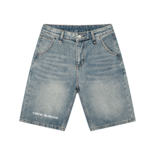 Load image into Gallery viewer, Men's Vintage Wash Denim Shorts
