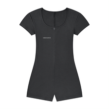 Load image into Gallery viewer, Women's Dual-Function Cape Tie-Waist Romper

