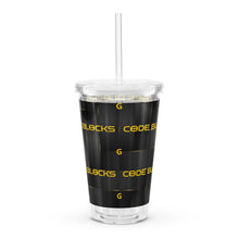 Load image into Gallery viewer, Clear plastic tumbler
