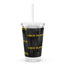 Load image into Gallery viewer, Clear plastic tumbler
