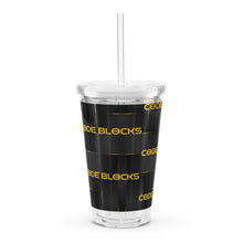 Load image into Gallery viewer, Clear plastic tumbler
