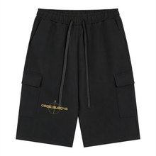 Load image into Gallery viewer, Unisex Drawstring Cargo Shorts
