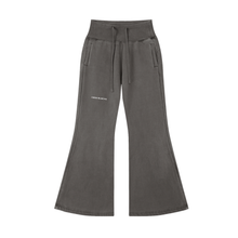 Load image into Gallery viewer, Vintage Washed Flared Fleece Pants
